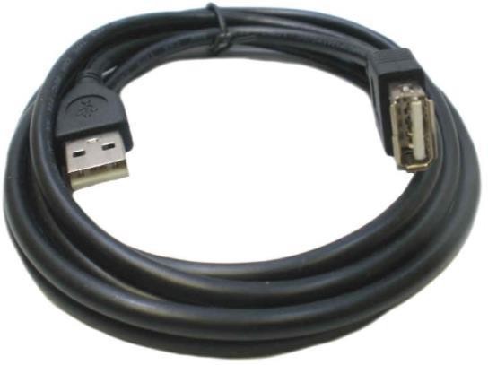 CABLE USB 2.0 MACHO A HEMBRA 5 MTS