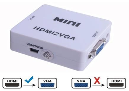 CONV. HDMI A VGA COMPATIBLE CON PS4