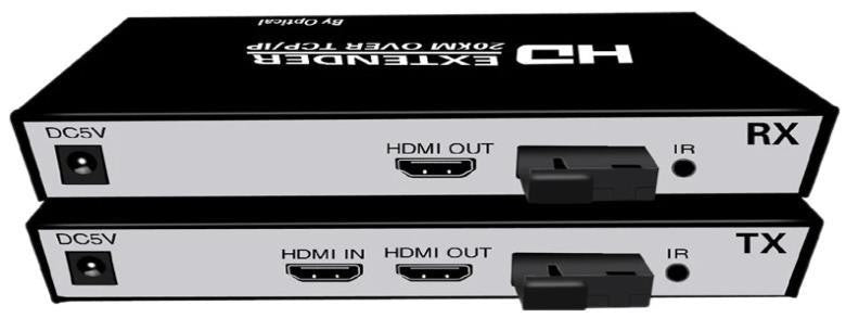 EXTENSOR HDMI ACTIVO POR FIBRA OPTICA HASTA 20 KM