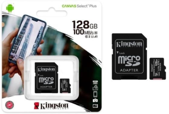 MEMORY CARD KINGSTON CAT 10 DE 128GB
