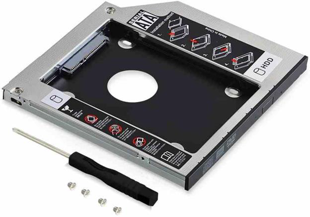 ADAPTADOR CADDY 9.5MM P/ HDD 2.5 SATA