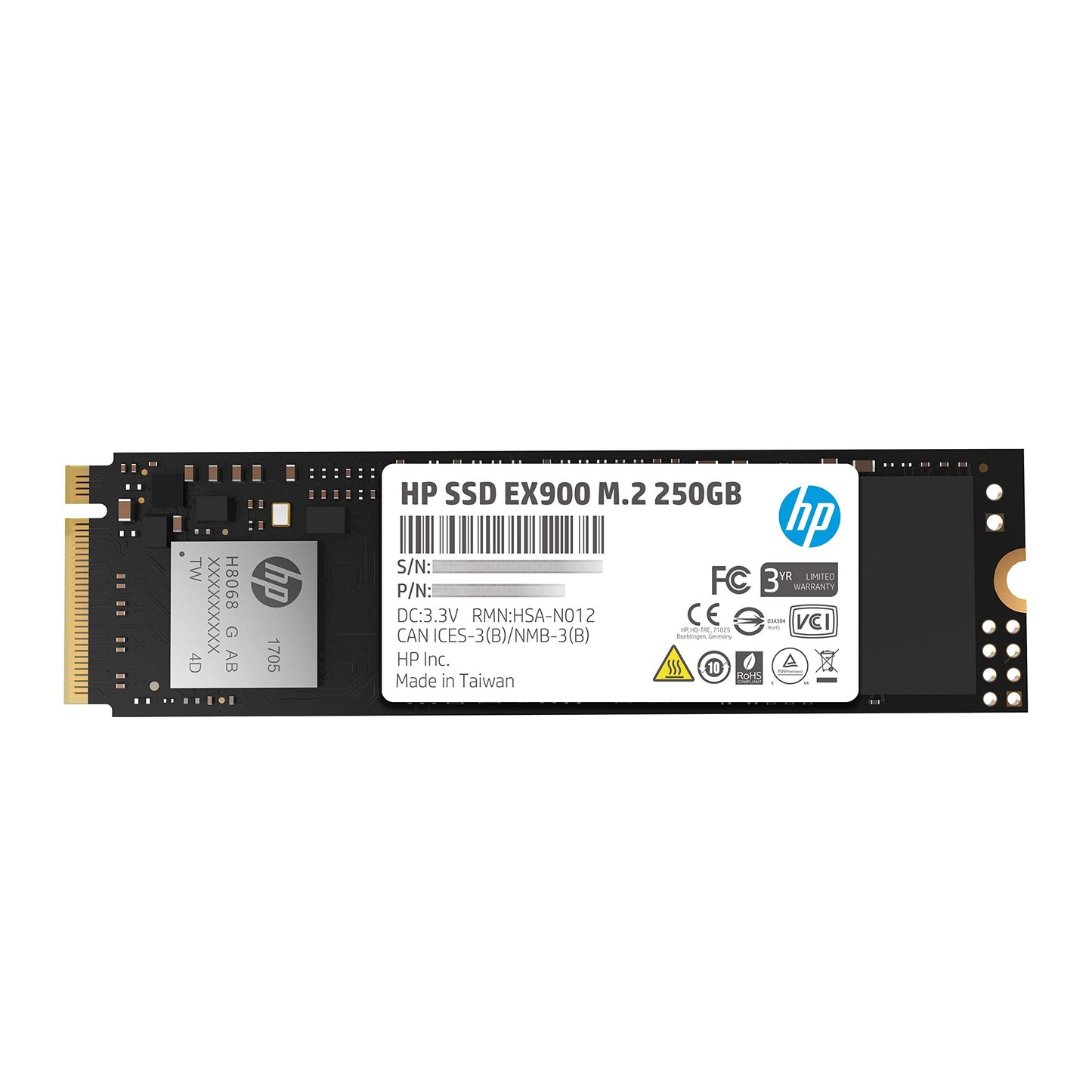 SSD 250GB HP 2YY43AAABB EX900 M.2 NVME