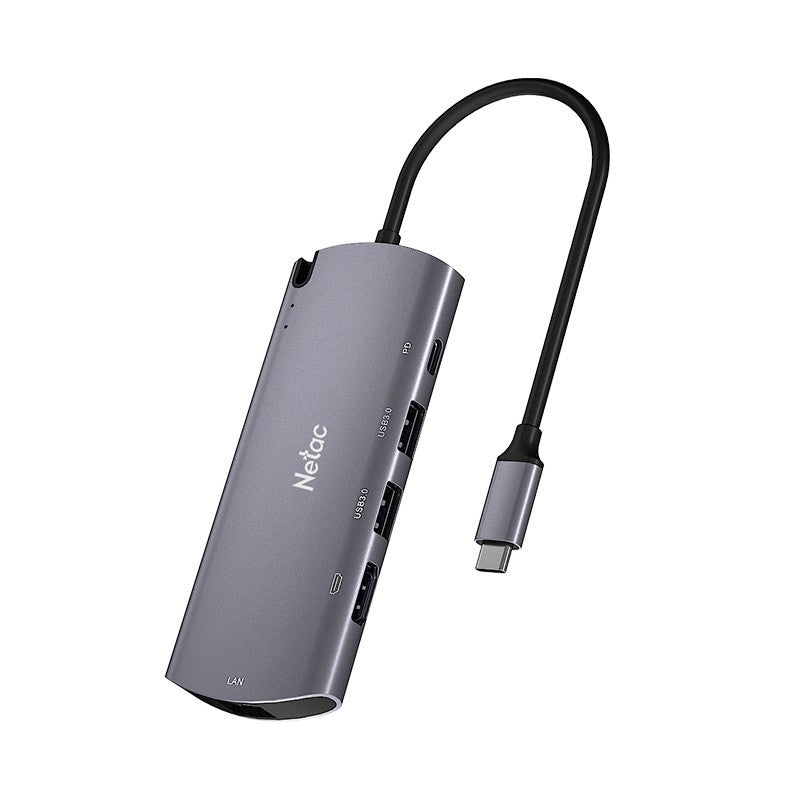 ADAPTADOR HUB NETAC WH41 M.2/USB-C/HDMI/RJ45