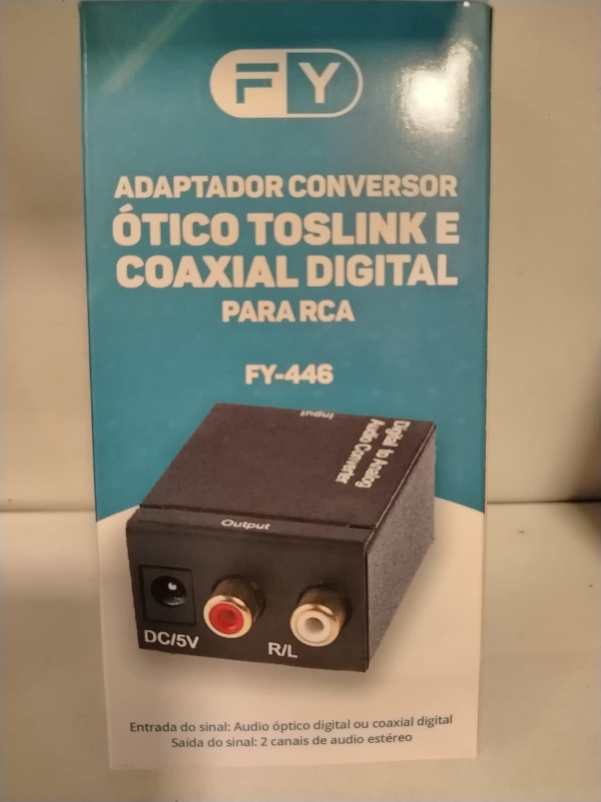 Audio óptico digital a RCA
