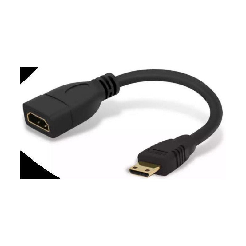 CABLE ADAPTADOR MINI HDMI A HDMI HEMBRA