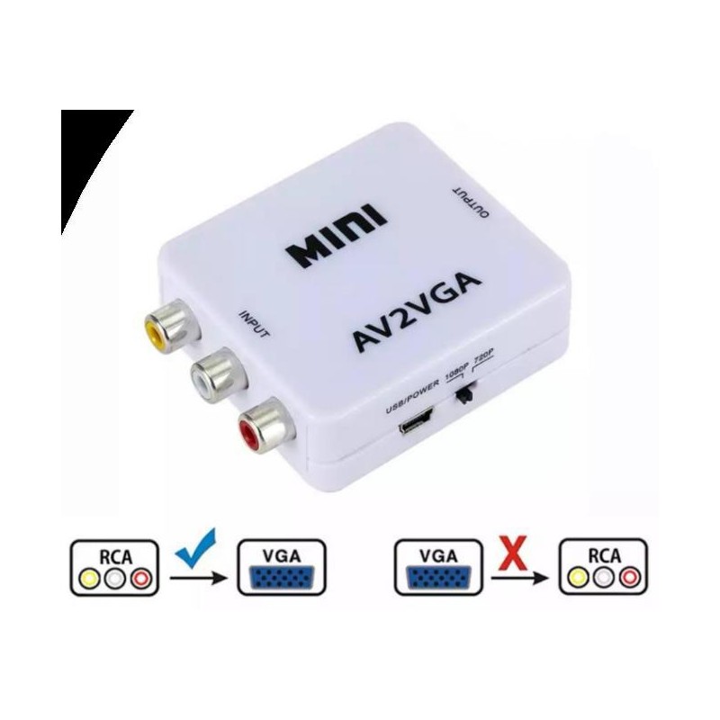 CONVERSOR RCA A VGA