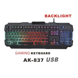 TECLADO GAMER SATE AK-837...