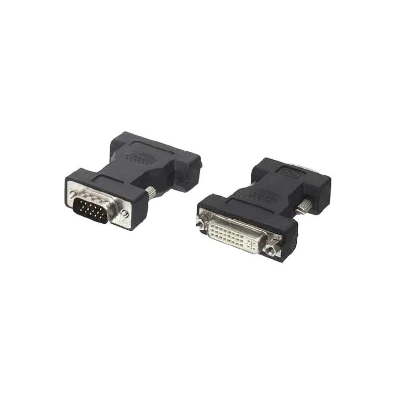 ADAPTADOR VGA MACHO A DVI-I HEMBRA