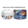 DISCO CD-R TUBO 50 UNIDADES PHILIPS