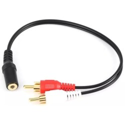 CABLE RCA 2 X 1 HEMBRA