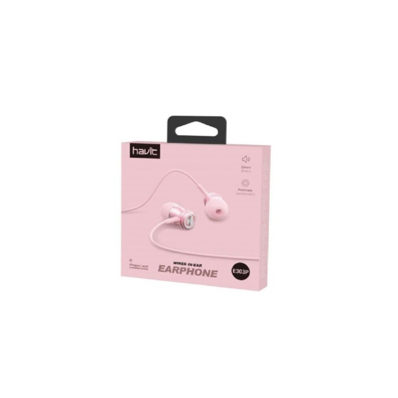 HAVIT AURICULAR C/MIC ROSADO NV-E303P-ROSA