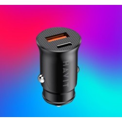 HAVIT CARGADOR P/AUTO NV-CC2022-NEGRO