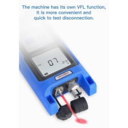 POWER METER ORIENTEK TPV-53 + DETECTOR DE FALLAS 10MW FC/PC SC/PC ST/PC 850NM, 980NM, 1300NM, 1310NM, 1490NM, 1550NM, 1625NM