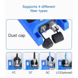 POWER METER ORIENTEK TPV-53 + DETECTOR DE FALLAS 10MW FC/PC SC/PC ST/PC 850NM, 980NM, 1300NM, 1310NM, 1490NM, 1550NM, 1625NM