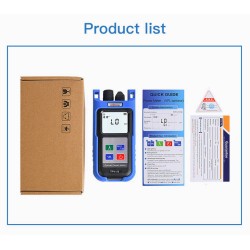 POWER METER ORIENTEK TPV-53 + DETECTOR DE FALLAS 10MW FC/PC SC/PC ST/PC 850NM, 980NM, 1300NM, 1310NM, 1490NM, 1550NM, 1625NM