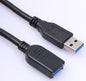 CABLE USB 3.0 MACHO A HEMBRA 30 CM