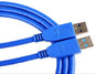 CABLE USB MACHO A USB MACHO 3.0 50CM