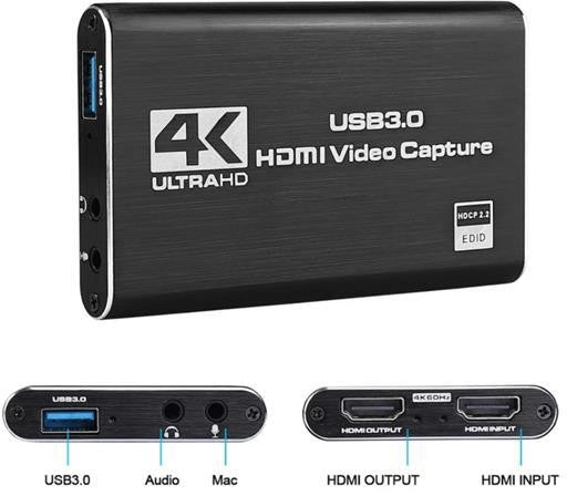 CAPTURADOR HDMI 1080P USB 3.0 60FPS