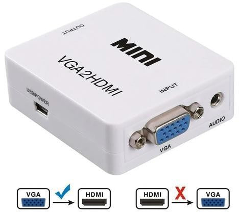 CONVERSOR VGA HEMBRA A HDMI HEMBRA