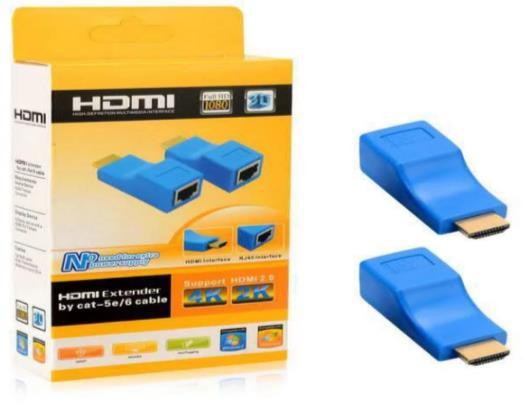 EXTENSOR HDMI PASIVO A UTP 30 MTS