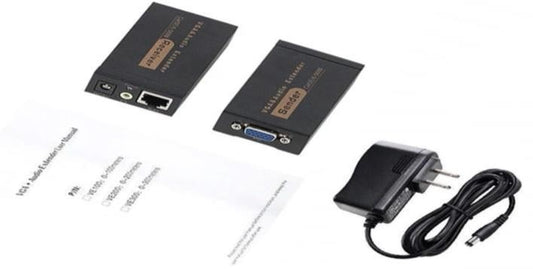 EXTENSOR VGA ACTIVO + AUDIO POR UTP HASTA 100 MTS