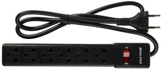 FILTRO MEGASTAR LLE338 CON 6 TOMAS (ZAPATILLA)