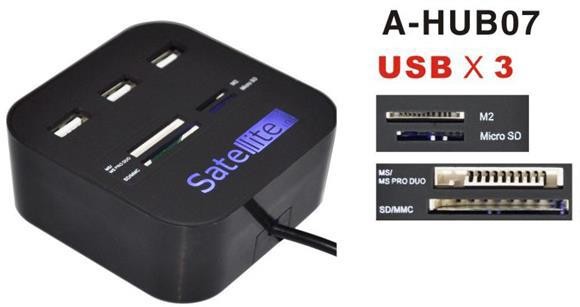 HUB USB Y MEMORY SATE A-HUB07