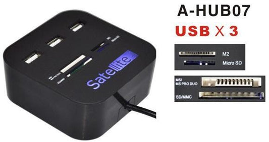 HUB USB Y MEMORY SATE A-HUB07