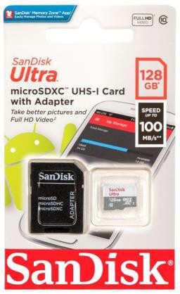 MEMORY CARD 128GB SANDISK ULTRA CAT10