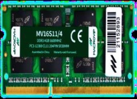 MEMORIA RAM NOTEBOOK 4GB DDR3/1600MHZ MACROVIP MV16S11/4