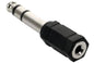 ADAPTADOR PLUG 6.3MM ESTEREO A JACK 3.5MM ESTEREO