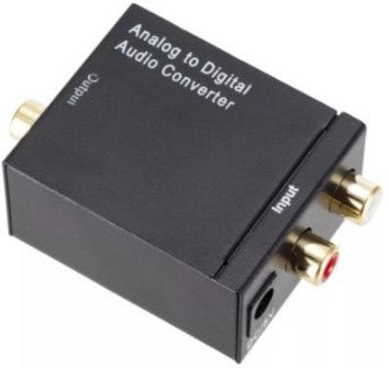 AUDIO RCA A OPTICO C/ FUENTE