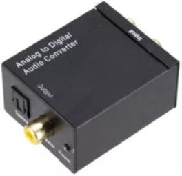 AUDIO RCA A OPTICO C/ FUENTE