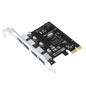 PLACA PCI EXPRESS USB 3.0 4 PUERTOS