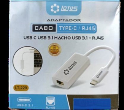 USB TIPO C A RJ45 10/100MBPS LT-229