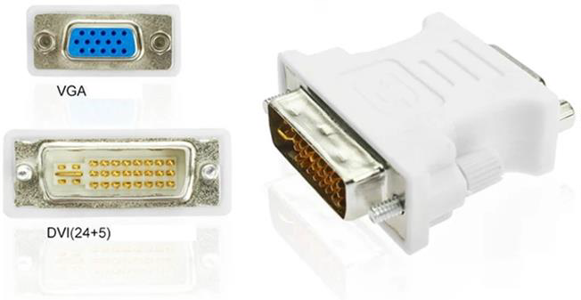 ADAPTADOR DVI-I MACHO A VGA HEMBRA