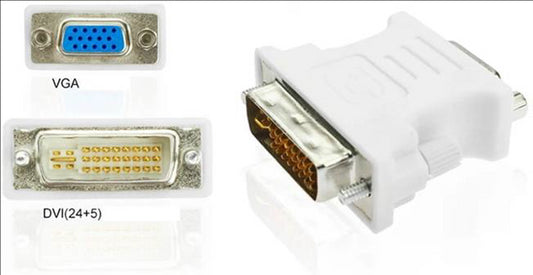 ADAPTADOR DVI-I MACHO A VGA HEMBRA