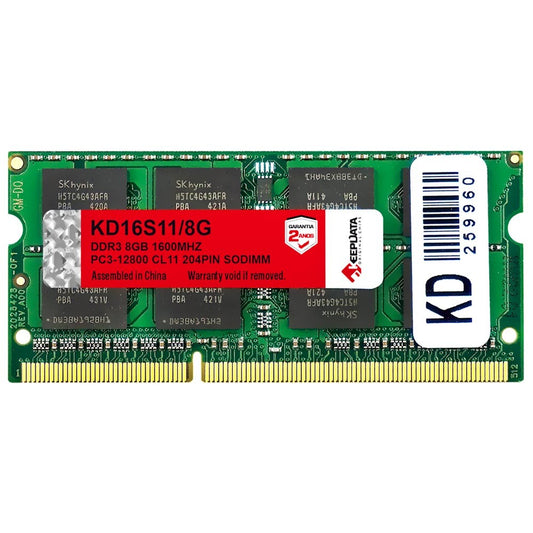 MEM P/NB DDR3 8GB 1600 MHZ KEEPDATA