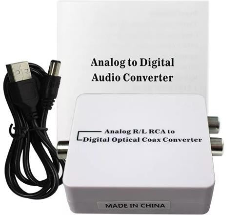 AUDIO RCA A OPTICO DIGITAL