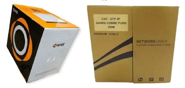 UTP IURON CAT5E 100% COBRE 305MTS