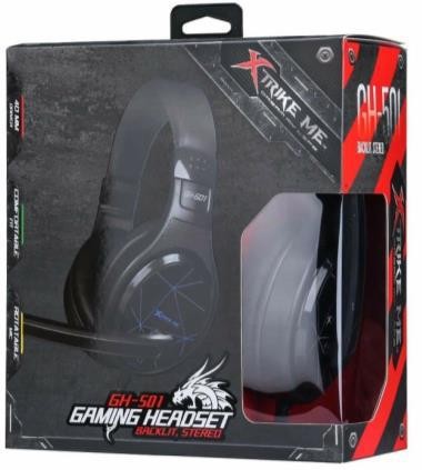 AURICULAR GAMER GH-501 XTRIKE ME