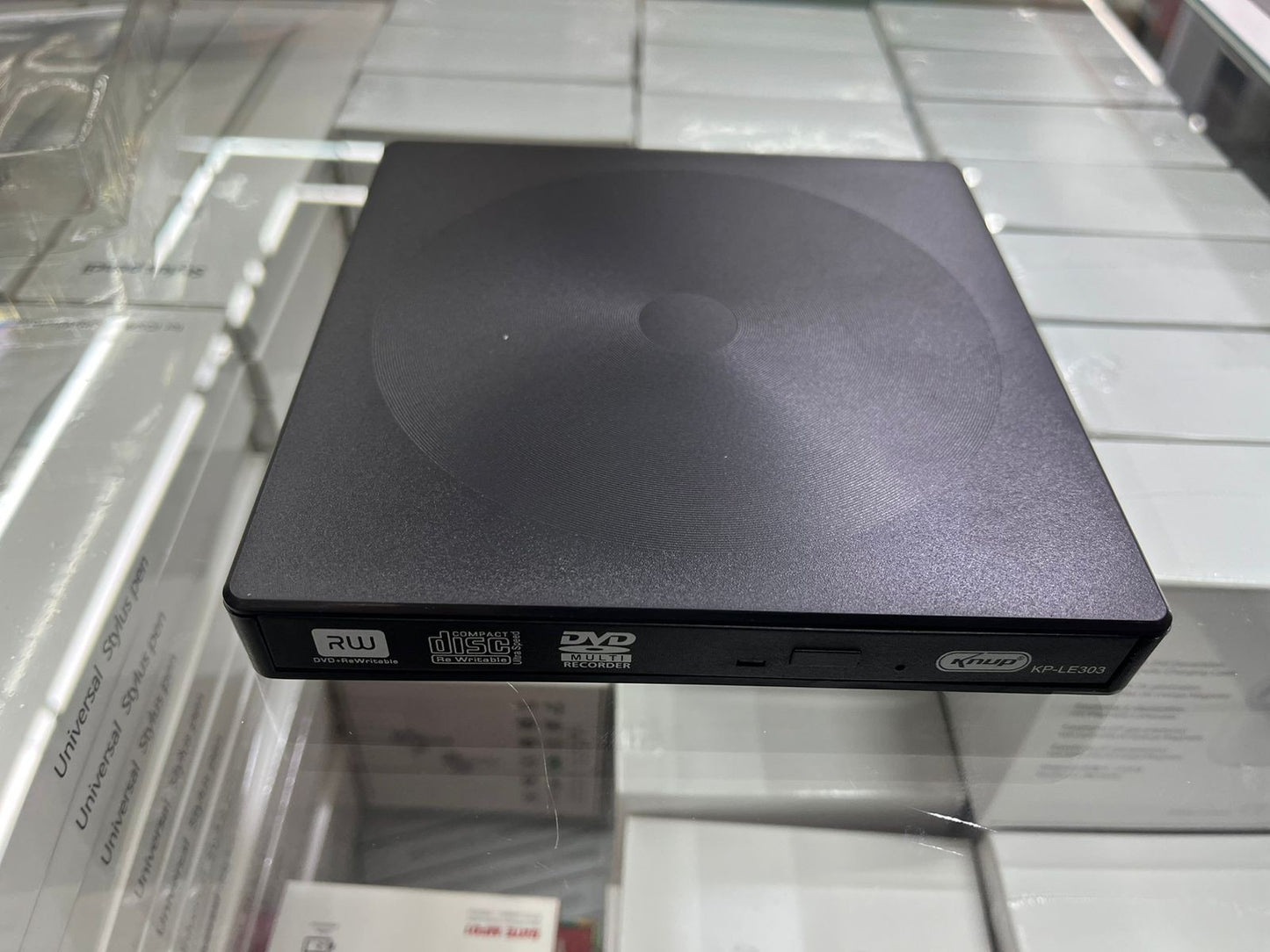 LECTOR Y GRABADOR DE DVD/CD EXTERNO KNUP KP-LE303