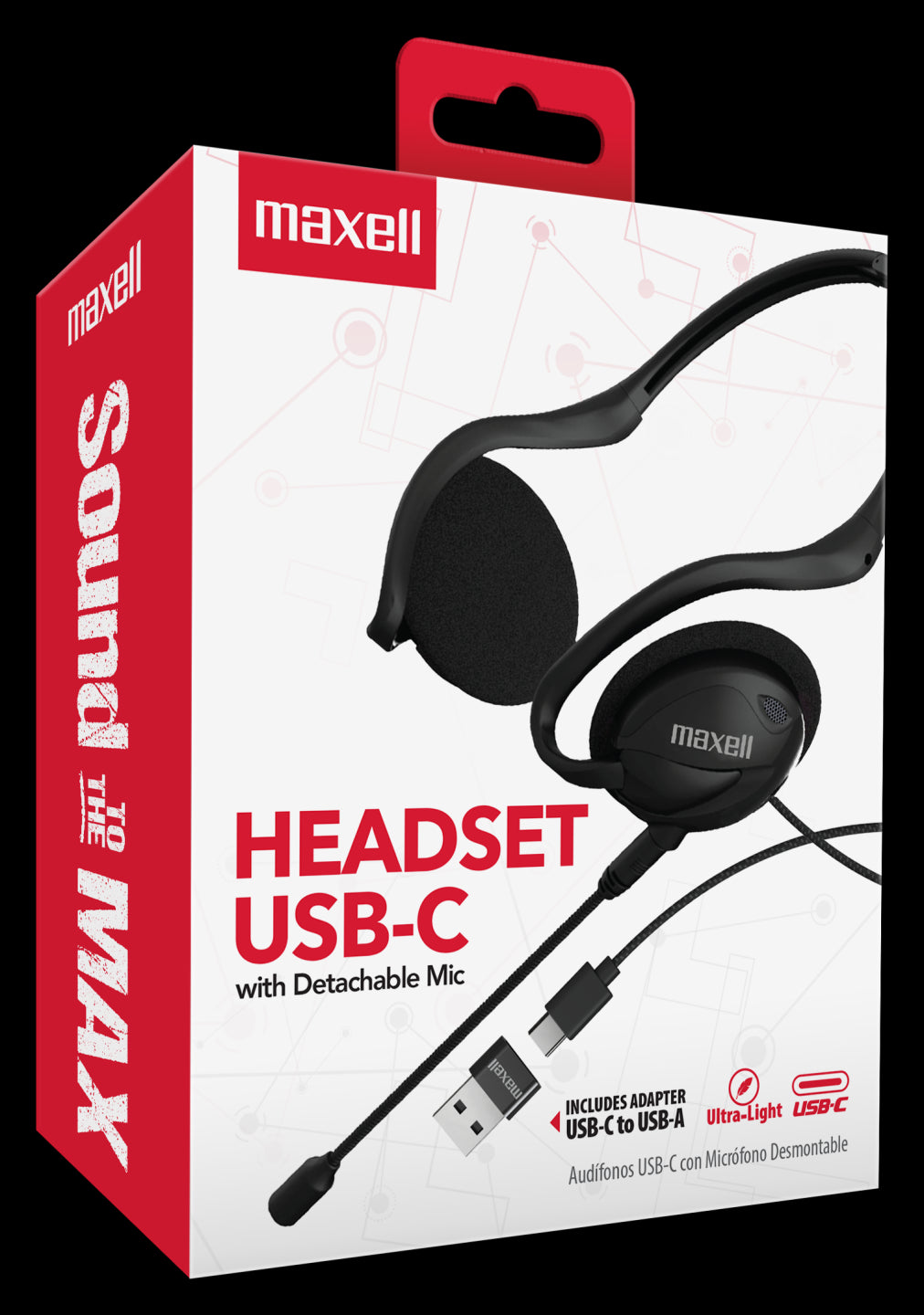 AURICULAR MAXELL H.MIC USB