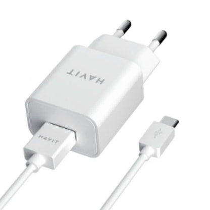 HAVIT CARGADOR CORRIENTE P/LIGHTHING NV-ST113-BLANCO