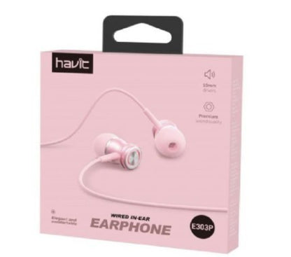 HAVIT AURICULAR C/MIC ROSADO NV-E303P-ROSA