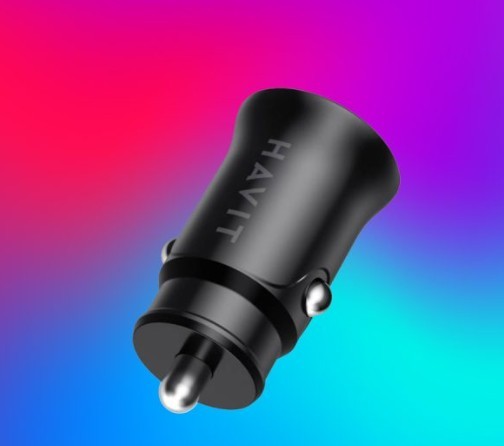 HAVIT CARGADOR P/AUTO NV-CC2022-NEGRO