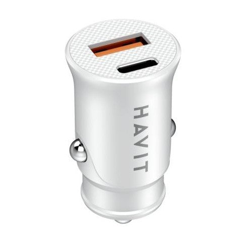 HAVIT CARGADOR P/AUTO NV-CC2022-BLANCO