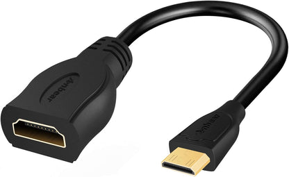 CABLE ADAPTADOR MINI HDMI A HDMI HEMBRA