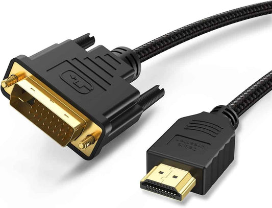 Cable DVI a Hdmi 1.5 metros Bidireccional DVI a Hdmi 1440×900 25 Pines Ps3