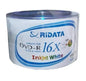 DISCO DVD-R TUBO 50 UNIDADES RIDATA SUPERPFICIE BLANCA IMPRIMIBLE
